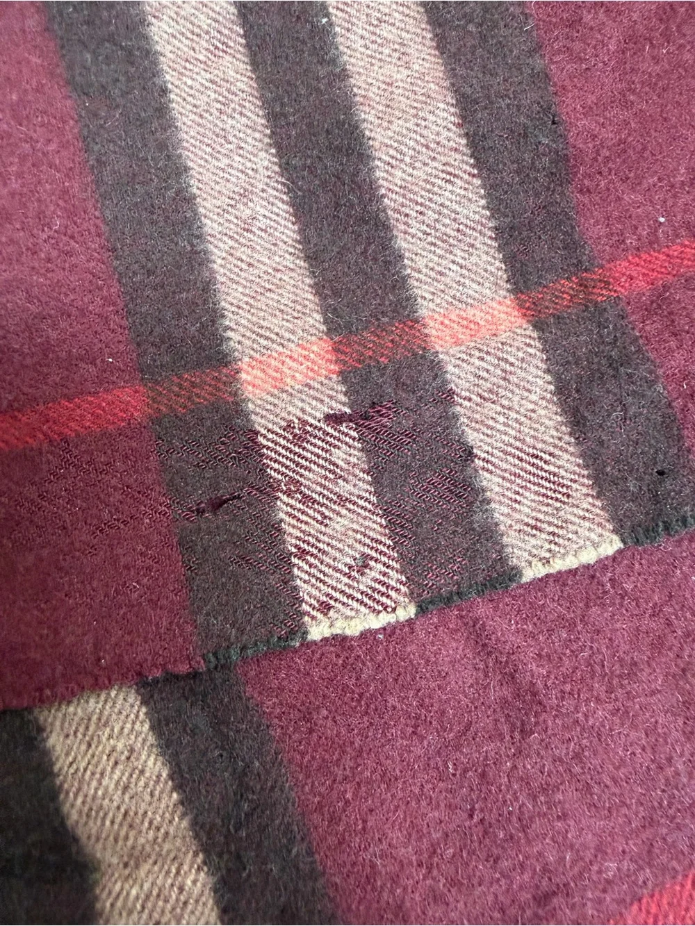 Burberry Check Cashmere Scarf